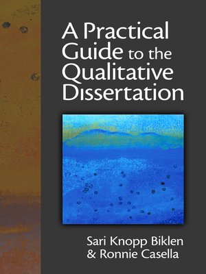 cover image of A Practical Guide to the Qualitative Dissertation